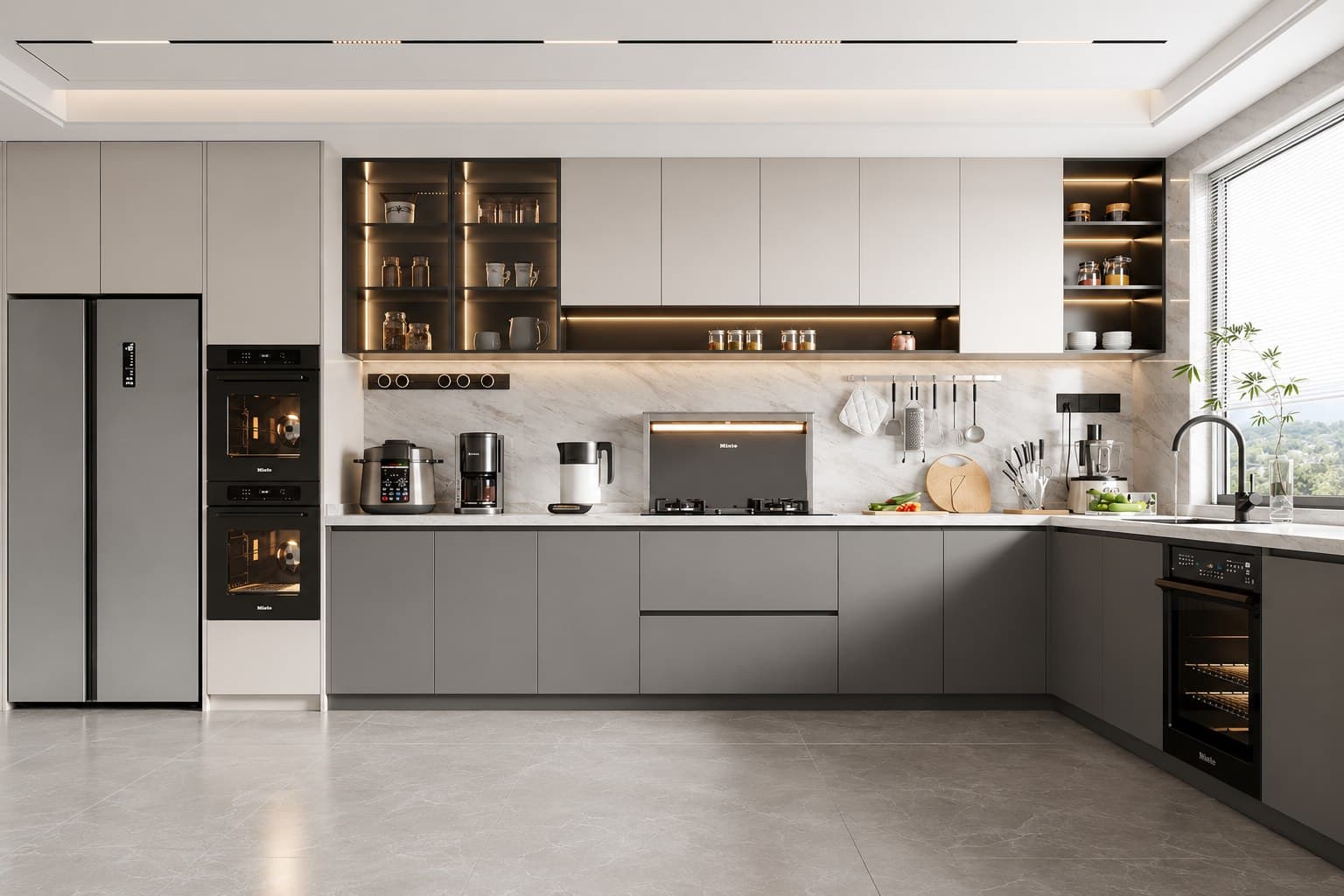 Contemporary collection in a real interior