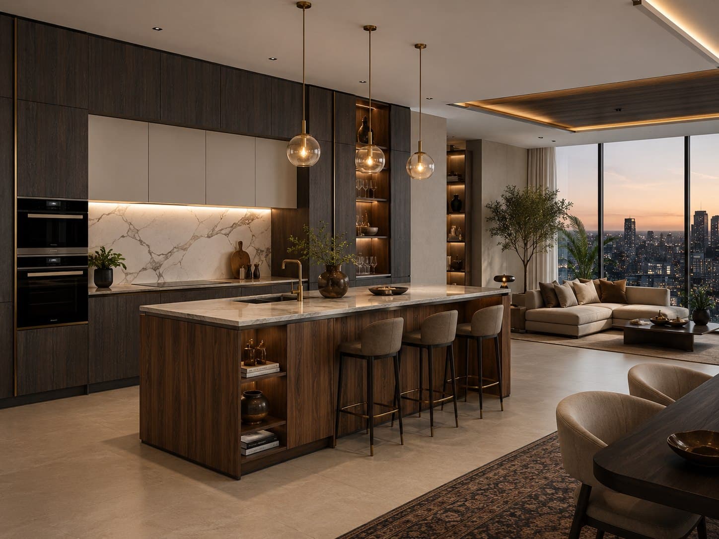 Luxury collection in a real interior