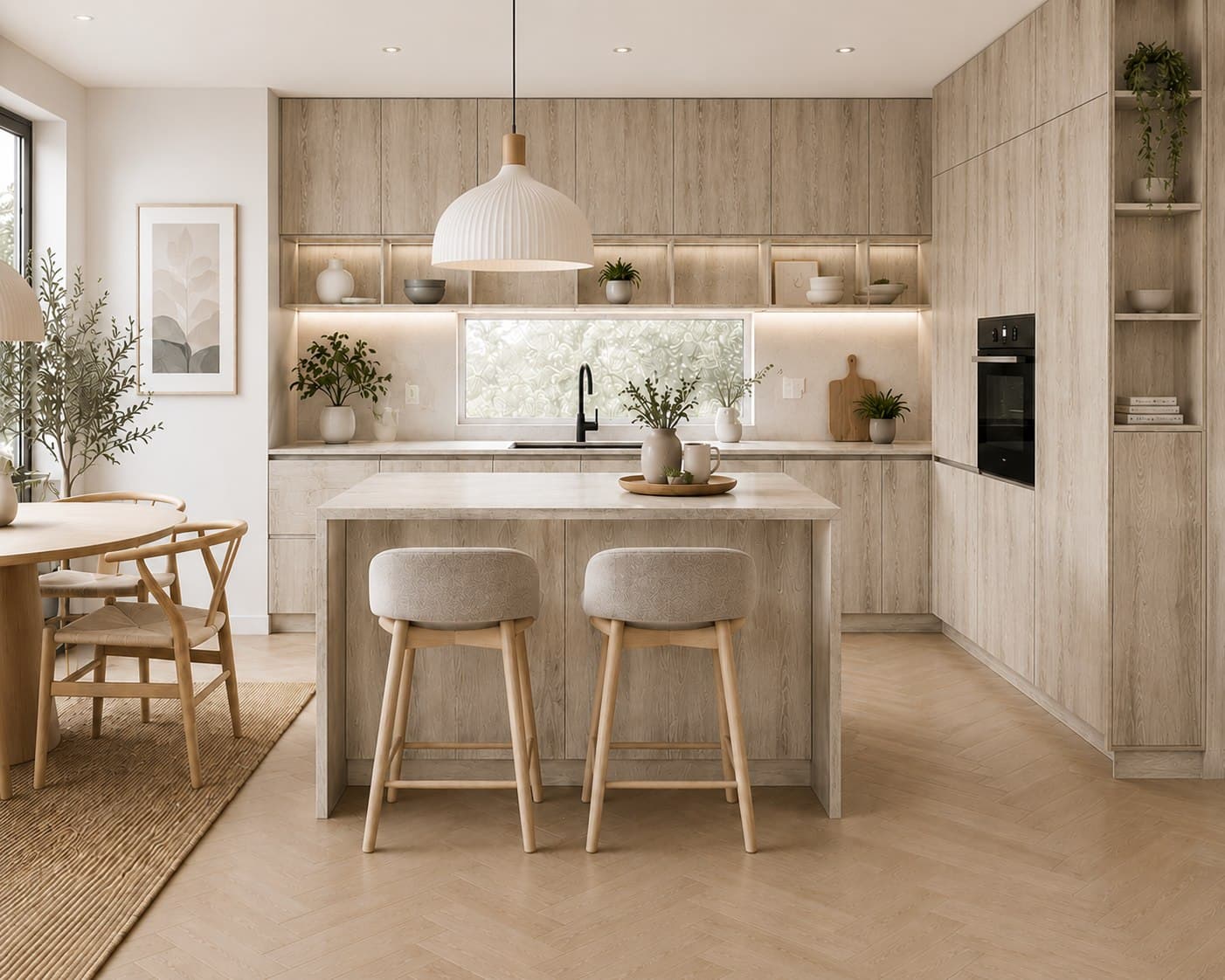 Scandinavian collection in a real interior